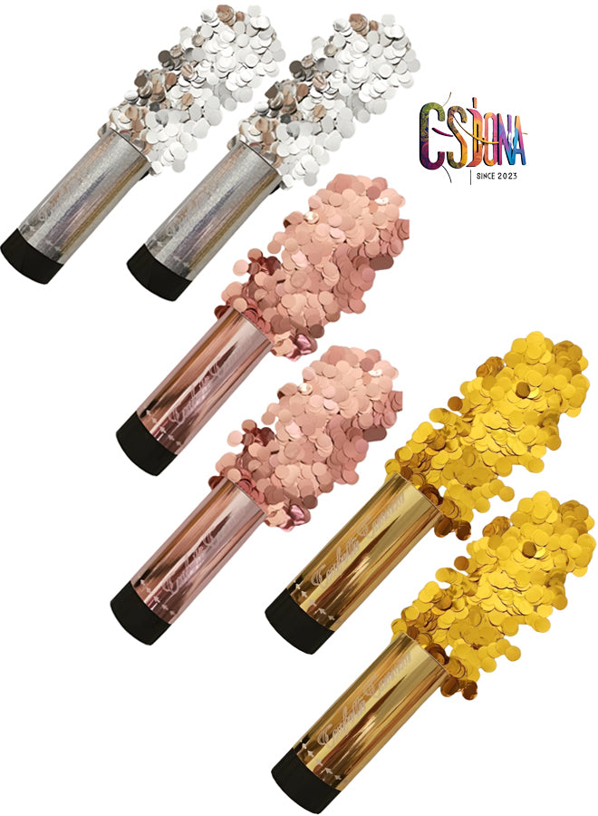 Gold Pink Sliver Popper
