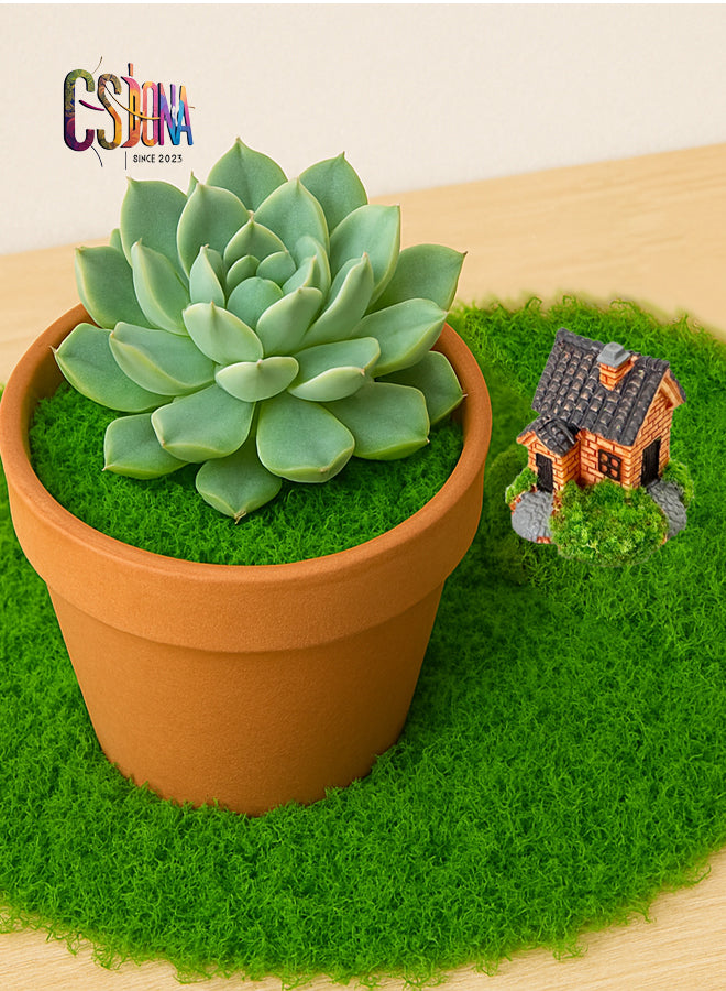 Artificial Moss Miniature House