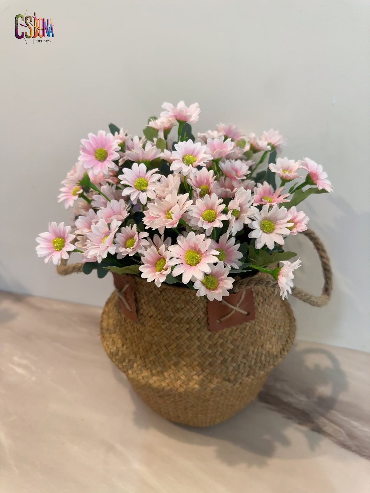 Artificial Flowers Pink daisy