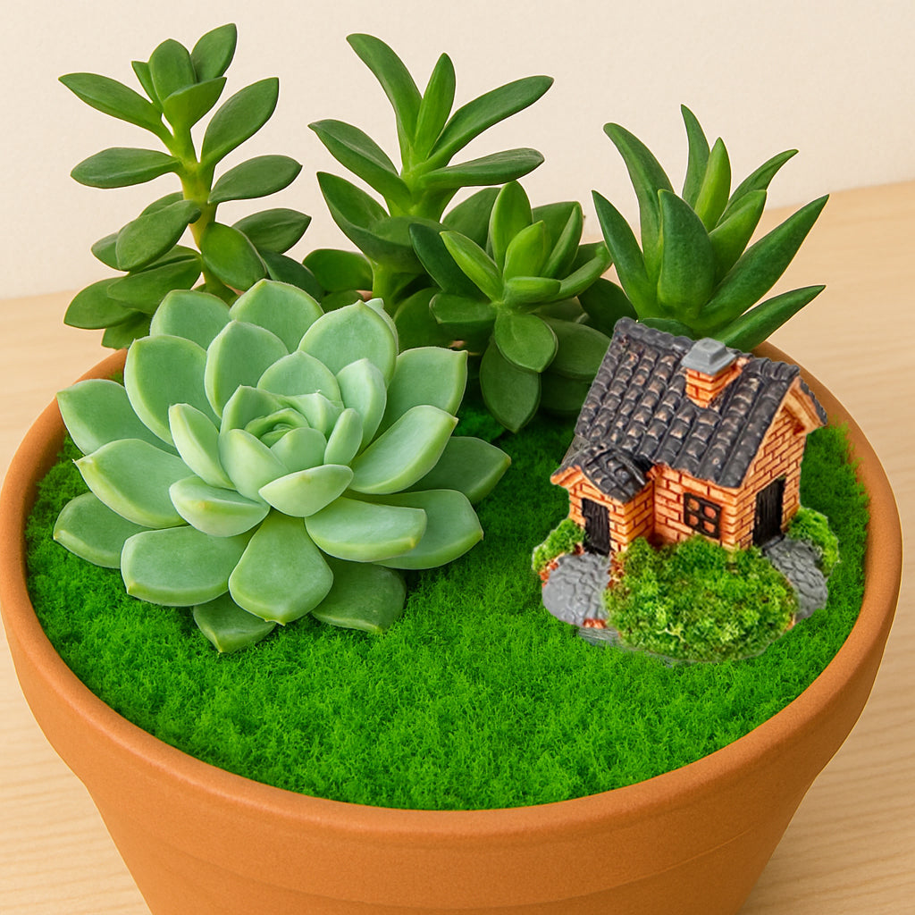 Artificial Moss with miniature-50g